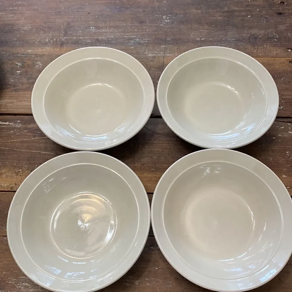 Lot of 4 Stoneware Serving Bowls